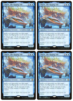 MTG: 4 x FOIL Promo; Charix, the Raging Isle - Rare - Zendikar Rising (ZNR) - NM - Image 1