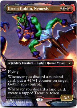 Green Goblin, Nemesis (Borderless) - FOIL - [Marvel's Spider-Man] MTG SPE 💀🔥 - Image 3