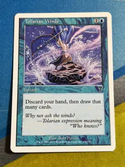 Magic the Gathering MTG 7th Edition TOLARIAN WINDS - Image 1