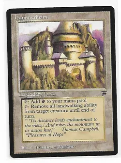 Magic the Gathering ~ MTG ~ 1x Hammerheim ~ LEGENDS ~ M/NM - Image 1