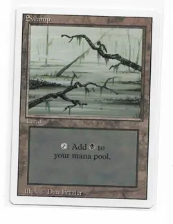 Magic the Gathering ~ MTG ~ 1x Swamp (C) ~ UNLIMITED ~ M/NM ~ - Image 1