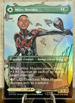 MTG - Miles Morales - Borderless - Foil - 0234 - Marvel's Ultimate Spider-Man - Image 1