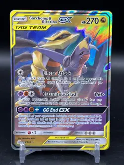 Garchomp & Giratina GX 146/236 Unified Minds Ultra Rare Pokemon TCG English NM - Image 1
