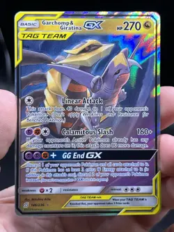 Garchomp & Giratina GX 146/236 Unified Minds Ultra Rare Pokemon TCG English NM - Image 3