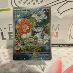 Castform Sunny Form 195/191SV08: Surging Sparks Holo Pokemon TCG - Image 1