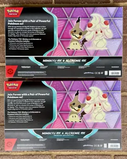 Lot of 2 Pokemon TCG: Mimikyu ex & Alcremie ex Premium Collection Box - IN HAND - Image 2