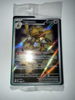 Pokemon TCG - Alakazam 009 (Black Star Promo) - Mega Evolution Promo NM SEALED - Image 1