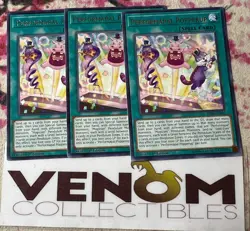 3x (M/NM) - Performapal Popperup - LED6-EN047 - Rare - 1st Edition YuGiOh - Image 1