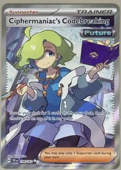 Ciphermaniac's Codebreaking 198/162 Ultra Rare Temporal Forces Pokemon Card NM - Image 1