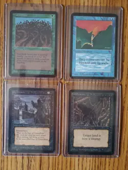 MAGIC THE GATHERING Lot of Four (4) ALPHA Cards Very Nice Condition READ - Image 1