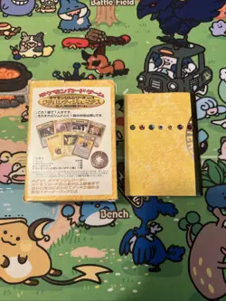 *NO CARDS* Japanese Pokemon Gym Deck Box Lt. Surge - Image 2