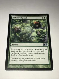 Magic the Gathering Nature's Spiral 2010 Card - Image 1