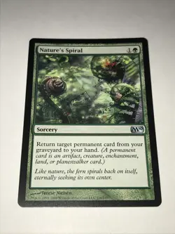 Magic the Gathering Nature's Spiral 2010 Card - Image 2