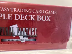 Still Sealed Final Fantasy Trading Card Game: Triple Deck Box Vincent Red - Image 2