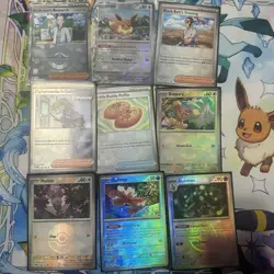 Pokemon Prismatic Evolutions 40 Card Lot - Pokeball/Masterball/Trainer + More A - Image 4