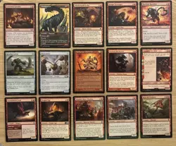 Budget Casual Commander MTG Green Red Card Draw With Radha Coalition Warlord - Image 2