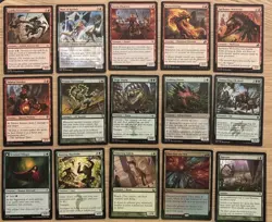 Budget Casual Commander MTG Green Red Card Draw With Radha Coalition Warlord - Image 3