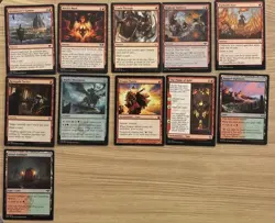 Budget Casual Commander MTG Green Red Card Draw With Radha Coalition Warlord - Image 5