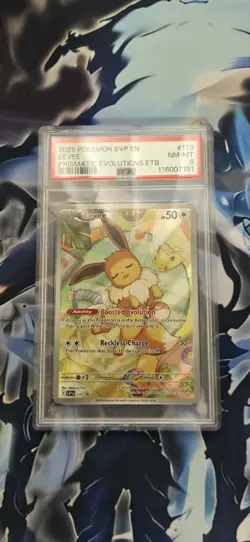 Eevee 173 Sv: Scarlet & Violet Promo Cards Holo PSA 8 - Image 1