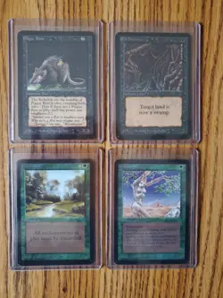 MAGIC THE GATHERING Lot of Four (4) ALPHA Cards Very Nice Condition SEE PHOTOS - Image 1