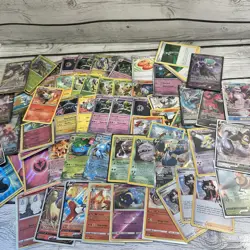 Pokemon TCG Card Lot - Vintage & Modern Mix - ex, V, Holo & Reverse Holo Cards - Image 1