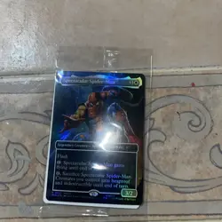 Magic: The Gathering Spider-Man card IN HAND BRAND NEW marvel legends - Image 2