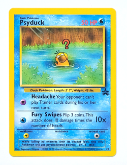 NM/Mint PSYDUCK Black Star Promo #20 WOTC 2000 Pokemon League Card - Image 1