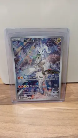 N's Reshiram 167/159 Journey Together Stamped Rare Holo Promo Pokemon Card - NM - Image 3