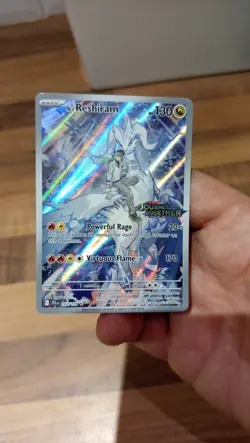 N's Reshiram 167/159 Journey Together Stamped Rare Holo Promo Pokemon Card - NM - Image 4