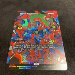 Rite of Replication - #14 Foil (Borderless) Marvel Universe Eternal-Legal - Mtg - Image 2