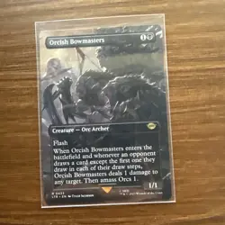 MTG: Orcish Bowmasters Borderless Card Regular Lord of the Rings 433- NM - Image 1