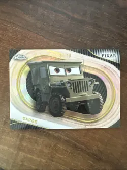 2025 Topps Chrome Disney Sarge Pixar 4/10 - Image 1