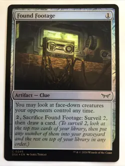 MTG Duskmourn: House of Horror Found Footage Foil 0246 NM - Image 1