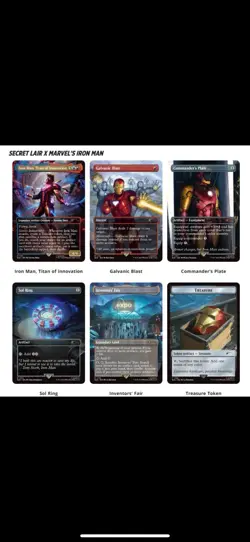 Iron Man Foil MtG Secret Lair x Marvel - Image 1