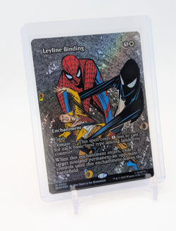 MTG - Leyline Binding - FOIL Borderless Mythic #2 - Marvel Universe Eternal NM - Image 1