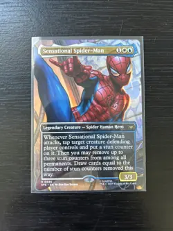 SENSATIONAL SPIDER-MAN 0025 BORDERLESS SPIDER-MAN 2025 MAGIC: THE GATHERING - Image 1