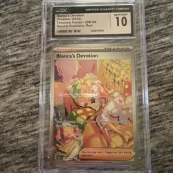 Bianca's Devotion 209/162 - Temporal Forces SIR (CGC 10) - Pokemon TCG - Image 1