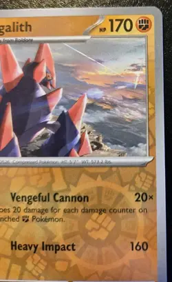 Gigalith 048/086 Reverse Holo Uncommon Scarlet & Violet: White Flare Pokemon TCG - Image 3