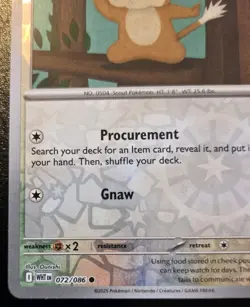 Patrat 072/086 Reverse Holo Common Scarlet & Violet: White Flare Pokemon TCG - Image 4
