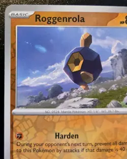 Roggenrola 046/086 Reverse Holo Common Scarlet & Violet: White Flare Pokemon TCG - Image 2