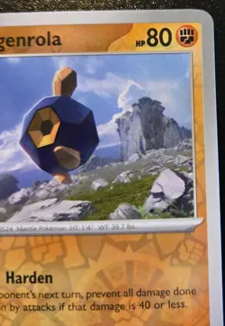 Roggenrola 046/086 Reverse Holo Common Scarlet & Violet: White Flare Pokemon TCG - Image 3