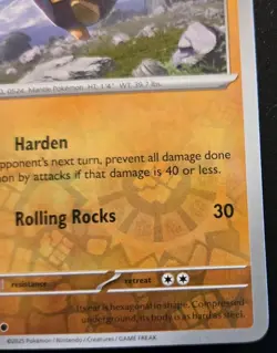 Roggenrola 046/086 Reverse Holo Common Scarlet & Violet: White Flare Pokemon TCG - Image 5