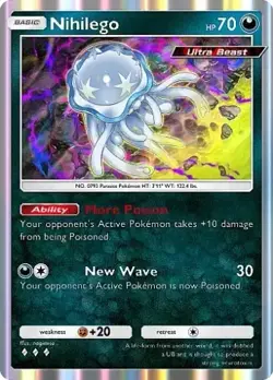 A3a Nihilego (ENG) - Pokemon TCG Pocket 3 Diamond Card (♢♢♢) Digital Card Trade - Image 1