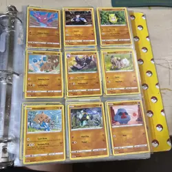 Pokemon Card Lot With Holos 2019-2023 270+ Cards And Binder - Image 5