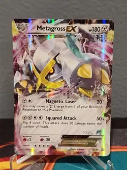 Metagross EX XY34 Black Star Promo Pokemon Card See Description - Image 1