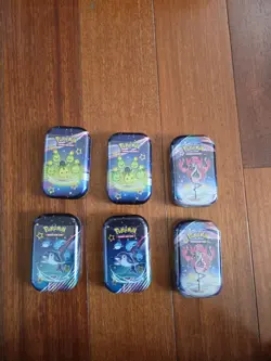 Pokemon TCG: Scarlet & Violet Paldean Fates Mini Tins - Set Of 6 - New/Sealed - Image 1