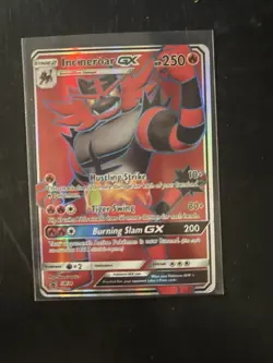 Incineroar GX SM38 Black Star Promo Full Art Holo Pokemon 2017 Sun Moon - Image 1