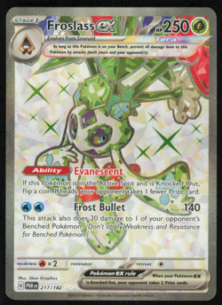 Pokemon Froslass ex 217/182 Paradox Rift Scarlet & Violet Ultra Rare Full Art NM - Image 1