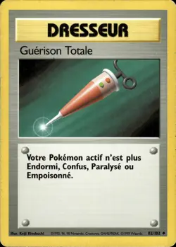Full Heal (Guerison Totale) - French WOTC Base Set 82/102 - MP - Pokemon - Image 1
