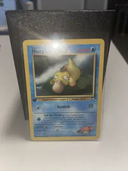 Pokemon TCG Gym Heroes 2000 Misty's Psyduck #54/132 First Edition Near Mint NM - Image 1